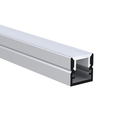 Difusor de aluminio de la luz de tira del LED, protuberancia superficial del soporte LED para el cine del gimnasio
