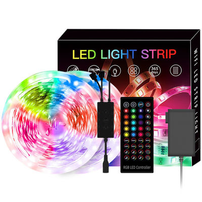 SMD5050 Smart LED Strip Lights IP65 a prueba de agua para la decoración del hogar