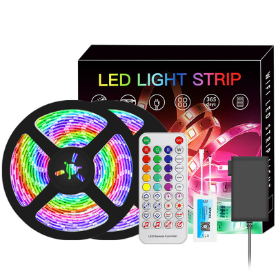 5050 luces de tira del RGB Smart LED 10 metros de Bluetooth APP de OEM del control