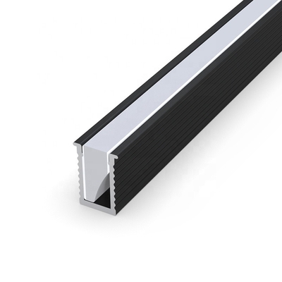El cuadrado ahuecó los perfiles del LED, material de aluminio de la aleación del canal 6063 de la tira del LED