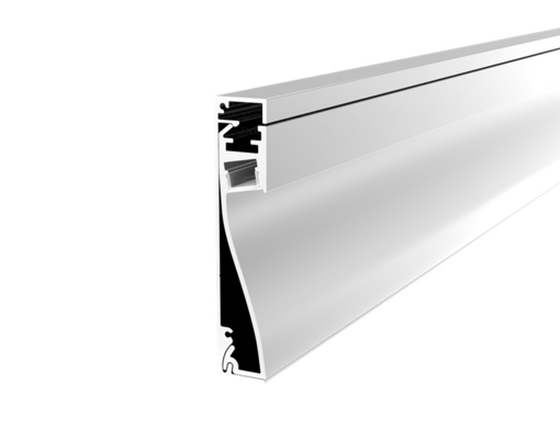 Bordear el material de la aleación de aluminio del perfil del cartón yeso LED para la tira llevada anchura de 10m m