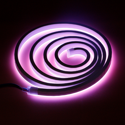 La tira de neón rosada flexible de 8M M LED, llevó prenda impermeable de la señal de neón 45 LM/W IP65 IP67 IP68