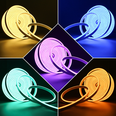 Luz de neón 15×16m m 12V 6000K blanco frío de la cuerda de la flexión 2835 SMD LED