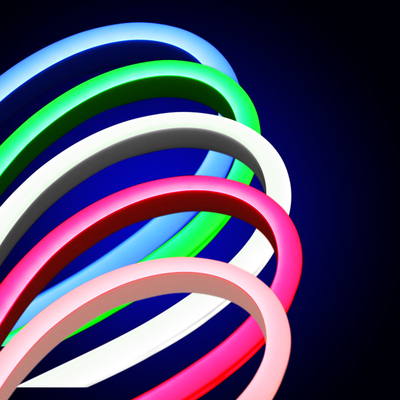 LED multicolor Flex Light Strip de neón IP65 12 voltios 24 voltios para la decoración