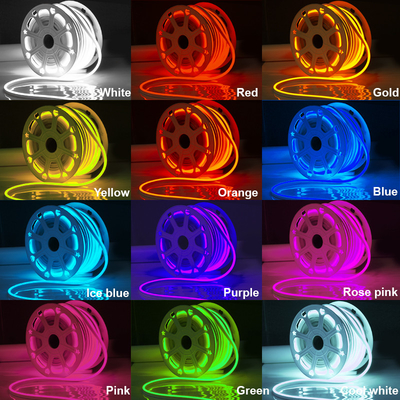 IP65 color de neón del RGB de la luz de tira de la prenda impermeable SMD LED que cambia 24V 12V