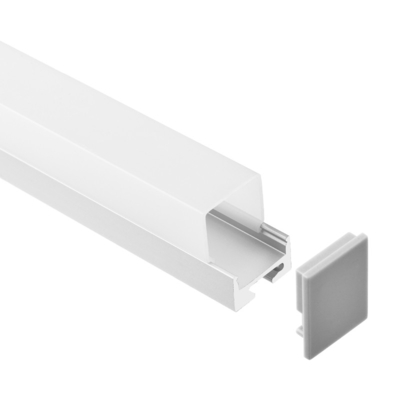 Canal de la protuberancia de tres lados LED, perfil de aluminio de la luz de 6063 aleaciones LED