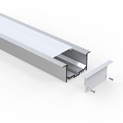 El perfil de aluminio de 6063 aleaciones para la iluminación de tira del LED, anodizó perfil de la luz del LED