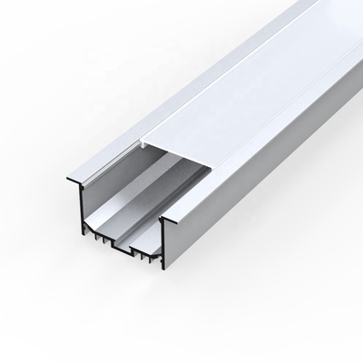 El perfil de aluminio de 6063 aleaciones para la iluminación de tira del LED, anodizó perfil de la luz del LED