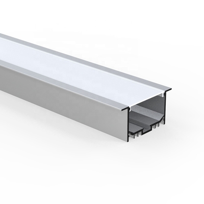 El perfil de aluminio de 6063 aleaciones para la iluminación de tira del LED, anodizó perfil de la luz del LED