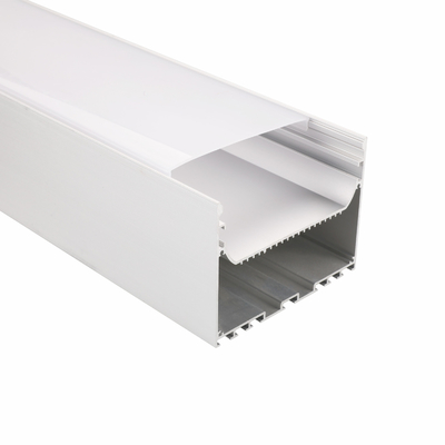 el canal suspendido 70×75m m del perfil del LED anodizó el material de la aleación de aluminio 6063