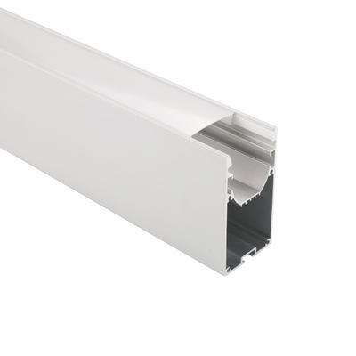 Perfil de aluminio suspendido 40×75m m de la luz de tira del LED para la sala de estar