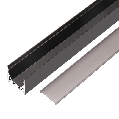 Perfil montado superficial interior moderno 25mmx25m m del LED para el difusor de la luz del LED