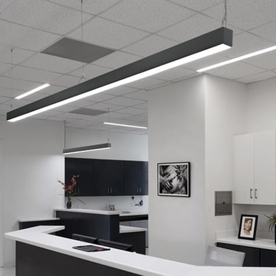 Iluminación linear moderna de la suspensión de Ip44 LED para la oficina Warehouse