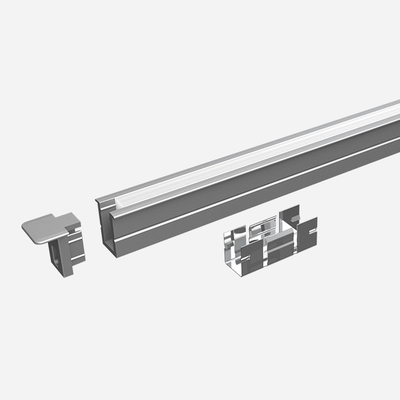 Luces lineares ahuecadas 6000K 6500K Ip44 del LED para el techo de los estantes del gabinete