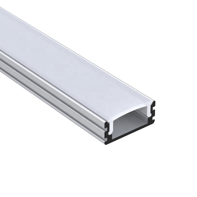 El perfil montado superficial blanco del LED, U forma el canal de aluminio 17.4m m x 8.5m m del LED