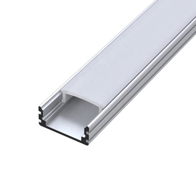 El perfil montado superficial blanco del LED, U forma el canal de aluminio 17.4m m x 8.5m m del LED