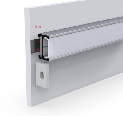 Protuberancias de aluminio de la tira de plata del LED para el material de la aleación de iluminación del LED 6063