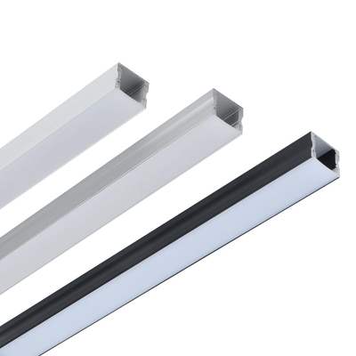 Material de aluminio plástico montado superficial 6063 T5 del perfil de la protuberancia LED