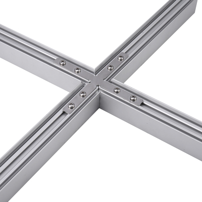 Canal de aluminio cuadrado para iluminación de tira de LED Dimensión de 25 mm x 25 mm