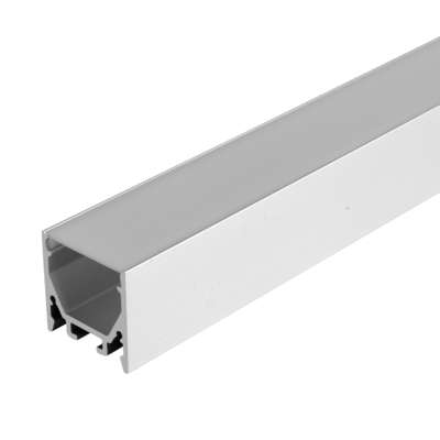 Canal de aluminio cuadrado para iluminación de tira de LED Dimensión de 25 mm x 25 mm