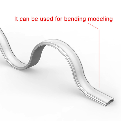 Perfil de aluminio Bendable de la luz de tira del canal LED con la pintura anodizada