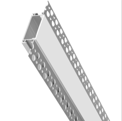 Perfil de aluminio de paneles de yeso para techo de yeso para iluminación de tira de LED 98 mm x 18 mm
