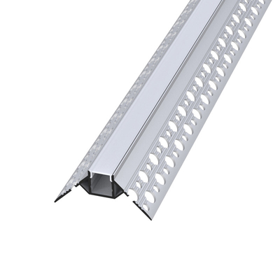 Yeso color plata en el perfil del LED, perfiles de aluminio de la protuberancia del LED para el guardarropa