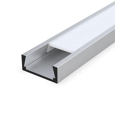 6063 certificación de aluminio del CE ROHS del perfil del canal de las luces de tira del LED