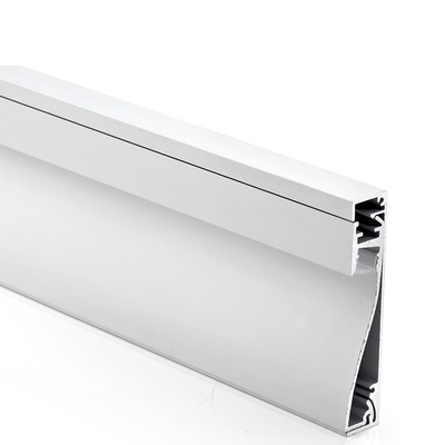 Bordear el material de la aleación de aluminio del perfil del cartón yeso LED para la tira llevada anchura de 10m m