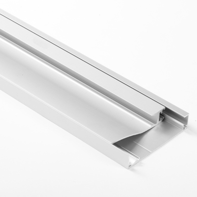 Bordear el material de la aleación de aluminio del perfil del cartón yeso LED para la tira llevada anchura de 10m m