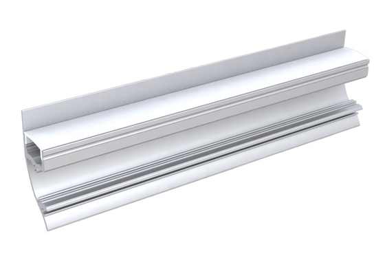 ODM negro de aluminio sacado del OEM del montaje superficial del canal de luz de tira del LED