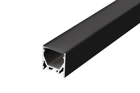 Perfil montado superficial interior moderno 25mmx25m m del LED para el difusor de la luz del LED