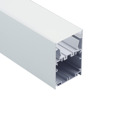 Oficina que enciende la forma de U anodizada anodizada Alu de la cubierta de la PC del perfil del LED