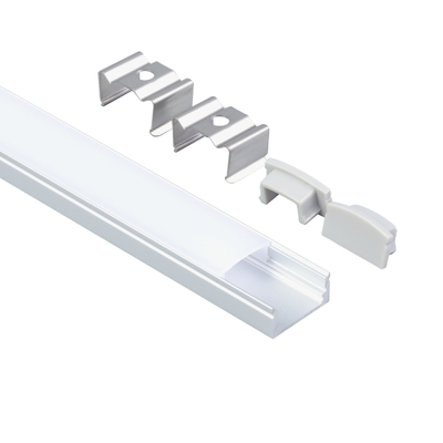 Perfil de aluminio decorativo de la tira llevada luz casera con la cubierta de la PC