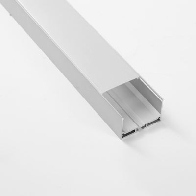 Accesorio de iluminación en forma de U de perfil de aluminio suspendido de iluminación colgante