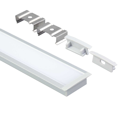 Forma de U de perfil de aluminio LED montada en superficie de luz lineal 23x10mm