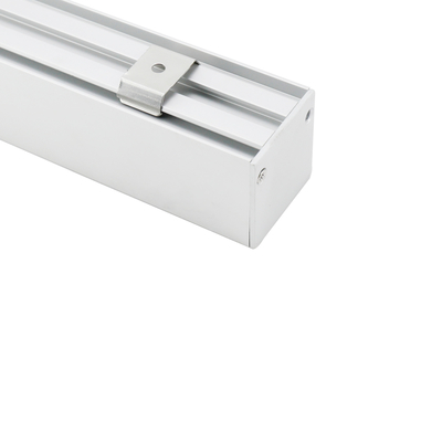 Aluminio llevado suspendido del perfil de la iluminación rectangular de la oficina de la luz de tira de la forma de U
