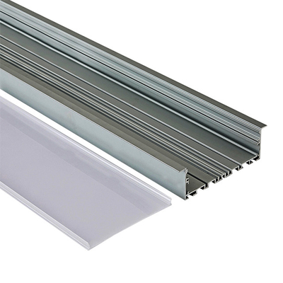 La luz de tira del LED que el canal de aluminio ahuecó perfil del yeso LED modificó para requisitos particulares anodizado