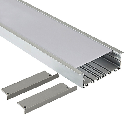 La luz de tira del LED que el canal de aluminio ahuecó perfil del yeso LED modificó para requisitos particulares anodizado