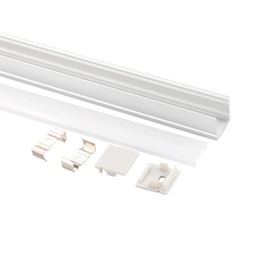 la forma de la anchura U de 20m m llevó la luz de aluminio del guardarropa de la cocina de la cubierta de la PC del perfil