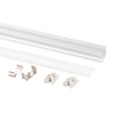 El difusor de la PC de los accesorios de iluminación ahuecó el canal de aluminio llevado para la tira llevada