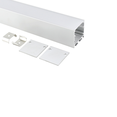 El perfil de iluminación linear interior de la forma de U, suspendió el perfil del LED para la tira de 26m m LED