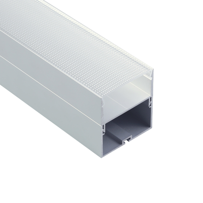 El canal de aluminio sacado tira del perfil del LED, suspendió el perfil de aluminio del LED