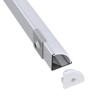 El perfil de la esquina LED de la aleación de aluminio 6063 anodizó para la barra ligera del LED