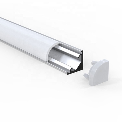El perfil de la esquina de la luz de tira de la aleación de aluminio LED anodizó la pintura para interior