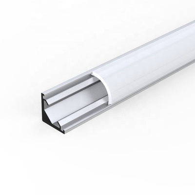 El perfil de la esquina de la luz de tira de la aleación de aluminio LED anodizó la pintura para interior