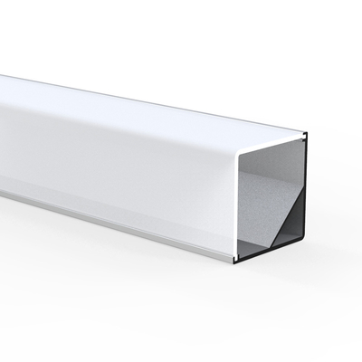 Canal de la esquina de la tira del OEM LED, canal de aluminio del grado de forma de V LED de la protuberancia 45
