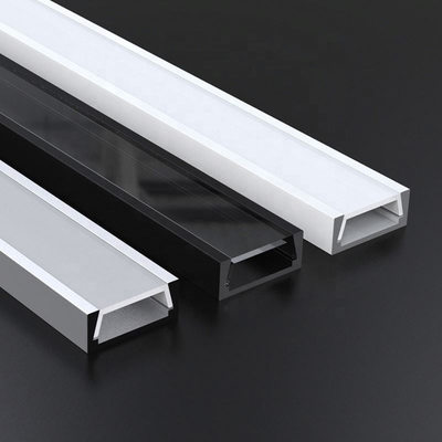 Perfil montado superficial de 6063 LED, ODM de aluminio del OEM de la vivienda de la luz del LED