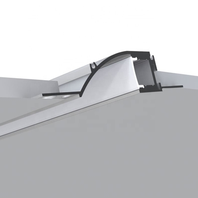 U forma el material de la aleación de aluminio del perfil 6063 del cartón yeso LED