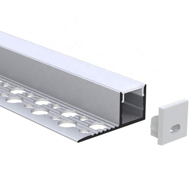 Canal de aluminio montado al ras del perfil del LED de la placa de yeso Trimless delgado para el techo
